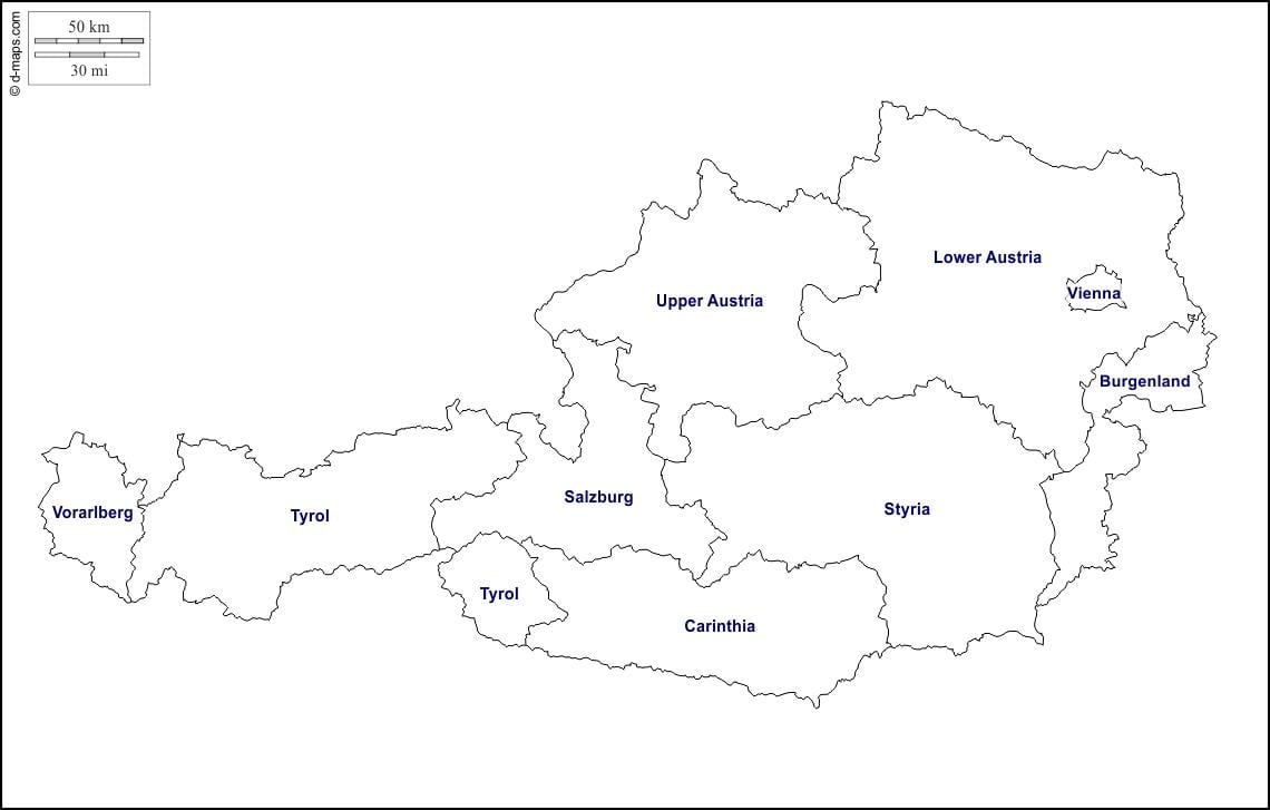 бланковая карце Аўстрыі