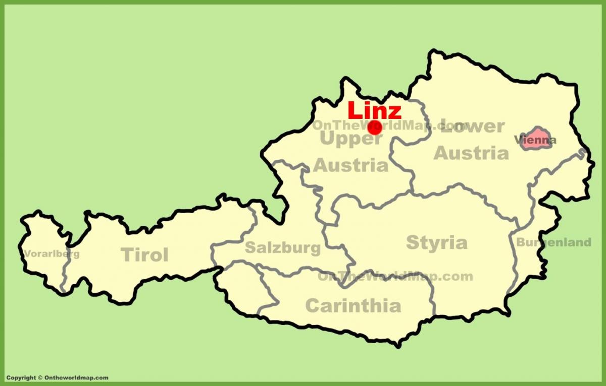 карта Лінц, Аўстрыя