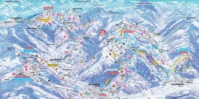 Аўстрыя гарналыжныя карце