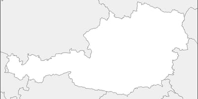 Карта Аўстрыі карта накіды