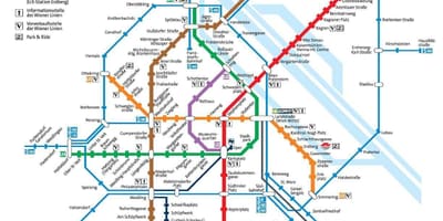 Аўстрыя на карце метро