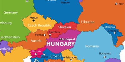 Аўстрыя карта карта свету