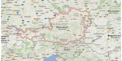 Аўстрыйскай мяжы карце